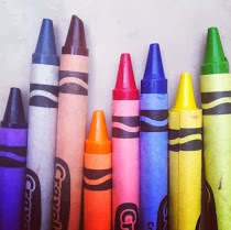 the infinite possibilities found in a box of crayons