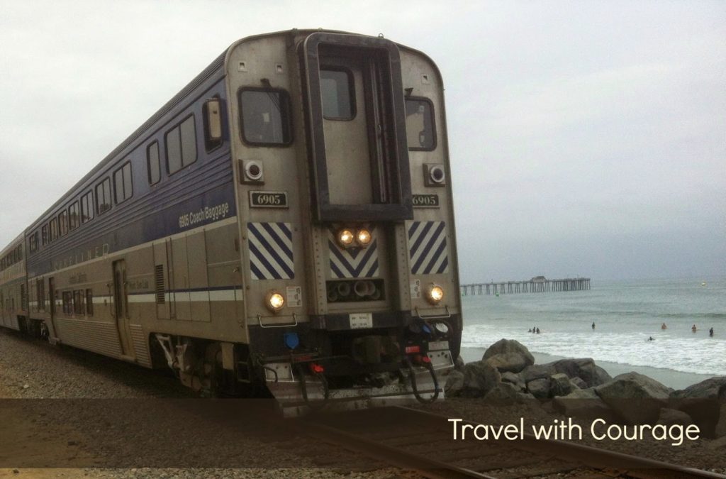 traveling with courage in San Clemente