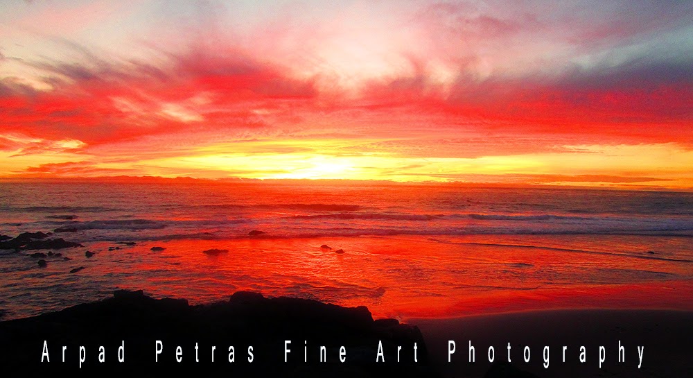 Dana Point Sunset by Arpad Petrass