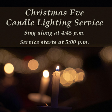 Christmas Eve Candle Lighting Service SQUARE