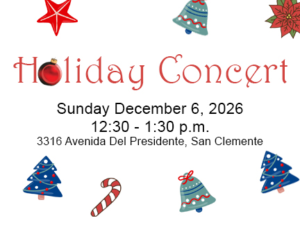 Holiday Concert CALENDAR